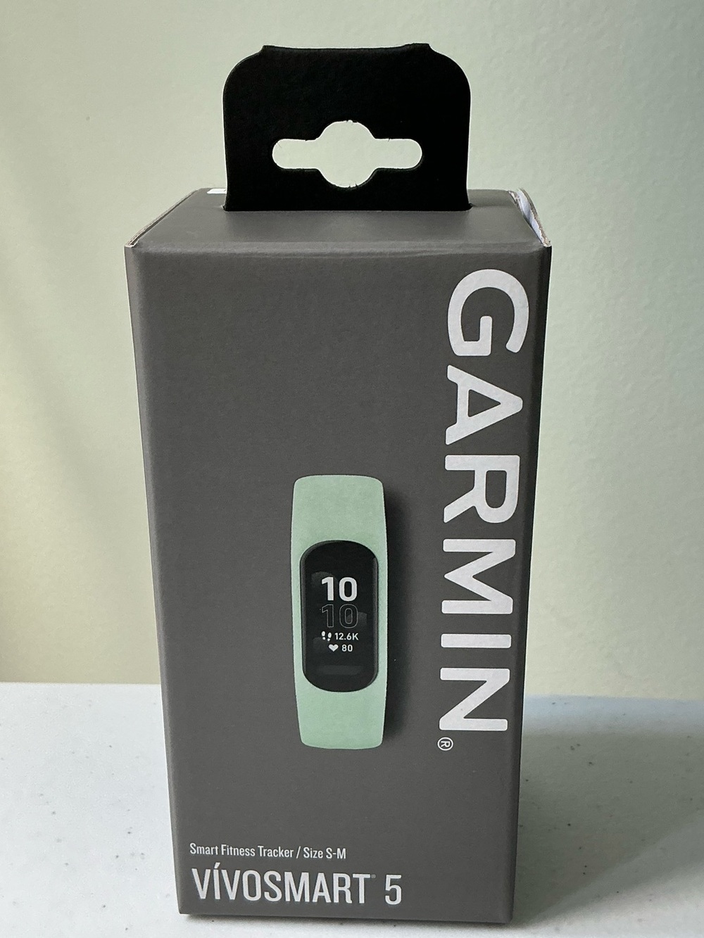 Garmin Vivosmart 5 Smart Fitness Tracker New Open Box Tested Cool Mint Sz S/M